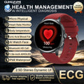 2026 New AI Accurate Diagnosis Body Fat Uric Acid BP ECG SmartWatch HD AMOLED Screen call Sport Health Smart watch For Men women