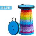Telescopic Folding Camping Chair, Portable Foldable Camping Stool, Folding Beach Chair, Foldable Stool for Fishing Hiking Garden