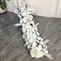 Uflower White Rose Cherry Blossom Wedding Arch Floral Row - View 7 | SAMAG