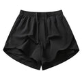 Summer Women's Running Pants Fitness Breathable Casual Shorts Three-in-One False Two-Piece XL Size Outdoor Long Running Pants
