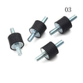 4pcs/lot Anti Vibration Silentblock Boat Car Bobbin  Rubber Mounts Male Tools M4 M5 M6 M8 Rubber Mounts Shock Damper