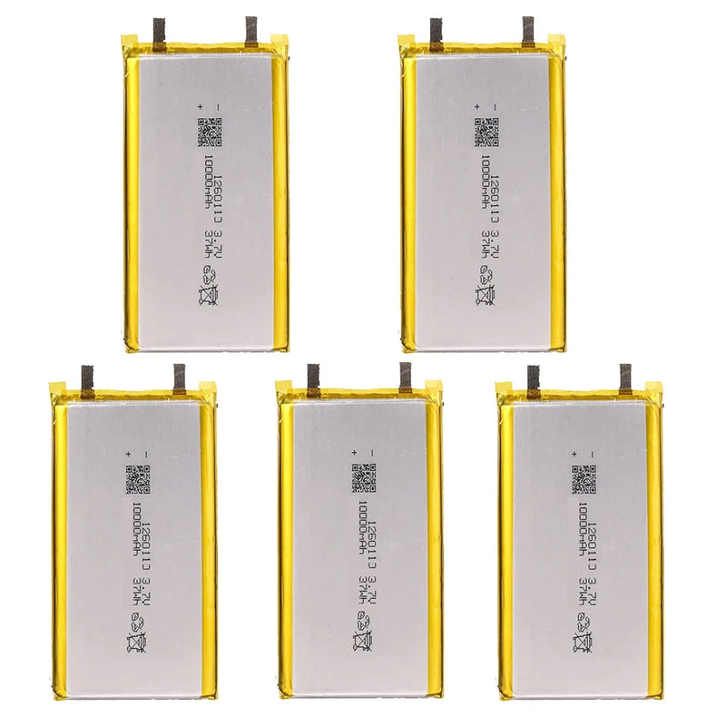 High Quality 3.7V 10000mAh 1260110 Polymer Lithium Ion Li-ion Rechargeable Battery for TOY POWER BANK GPS Table E-book Batteries
