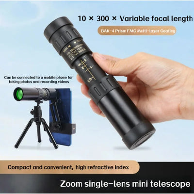 10 - 300X Magnification Zoom High Definition Monocular | SAMAG