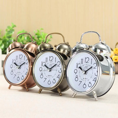 Alarm Clock Vintage Retro Silent Pointer Round Number | SAMAG