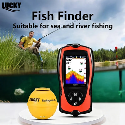 LUCKY FF1108 - 1CWLA Sonar Fish Finder Portable Wireless | SAMAG