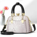 2025 New Luxury Handbags Women Bags Designer Crocodile Pattern Ladies Boston Shoulder Bag High Quality Womens Casual Tote Bag