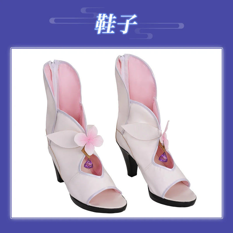 Game OW Kiriko Cosplay Costume Uniform Women Flower sweet wedding dress accessorie Halloween carnival Christmas new uniform