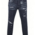 6057 Four Seasons New Men's Wear Washed Ripped Patch | SAMAG
