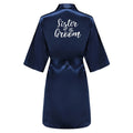 Satin Silk Robes Plus Size Wedding Bathrobe Bride | SAMAG