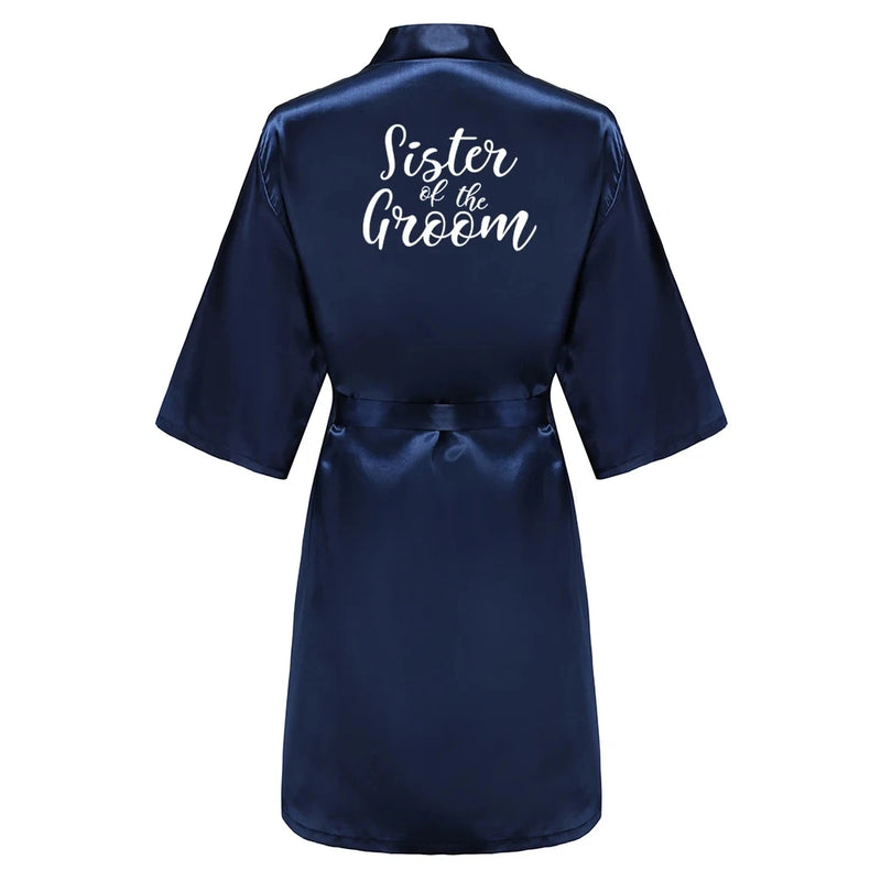 Satin Silk Robes Plus Size Wedding Bathrobe Bride | SAMAG
