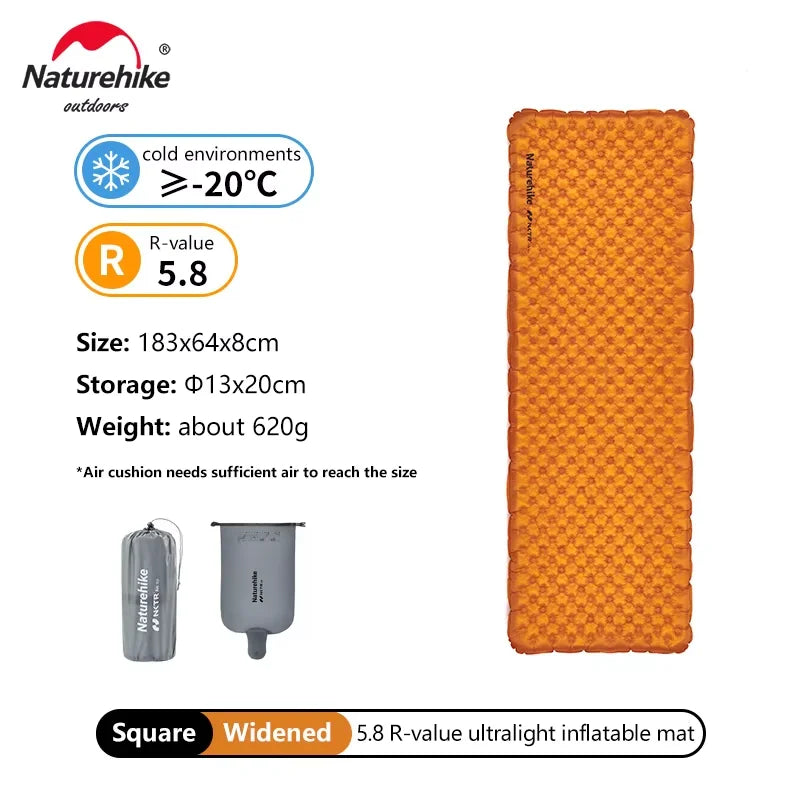 Naturehike Inflatable Mat Ultralight 5.8 High R Value | SAMAG