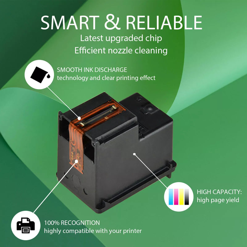 Greencycle 63XL F6U64AN Black Color Ink Cartridge For HP - Visuel 2 | SAMAG