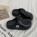 Wearing retro thick soled comfortable slippers for women in the summer of 2026 it is a niche home versatile Baotou cool slippers