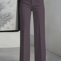 New Women's High - Waisted Draped Straight - Cut Suit Pants - View 20 | SAMAG