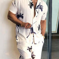 Men's New Hawaiian Short-Sleeved Shirt Shorts Set Summer | SAMAG