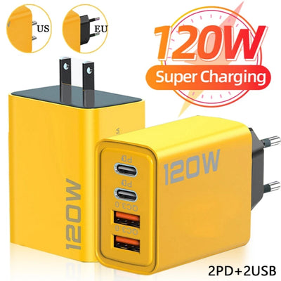 4 Ports USB C PD Charger Quick Charge 3.0 Type C Phone | SAMAG