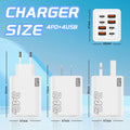 240w Gan Usb C Charger 8 In 1 Fast Charging Phone Charger Power Adapter For Iphone Samsung Xiaomi Type C Eu/us Plug Wall Charger