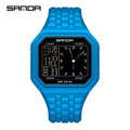 SANDA 6367 New Fashion Electronic Watch Men's 50m Waterproof Night Light Multi Functional Student Trend - Visuel 7 | SAMAG
