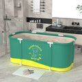 Deep Soaking Spa Barrel Home Use Lightweight Easy Drain Large Foldable Bath Tub Portable Collapsible Adult Foldable Bathtub