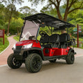4 Wheel New Design Street Legal 4 Seater 72V Lithium Battery Golf Carts New Arrival Golf Carts 5KW AC Motor Electric Golf Carts