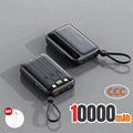 VIVO 500000mAh 120W Power Bank High Capacity 4 In1 Cables Intelligent Digital Display Light Portable Powerbank For iPhone Huawei
