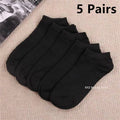 Pairs Solid Color Casual Breathable Socks Boat For Women | SAMAG