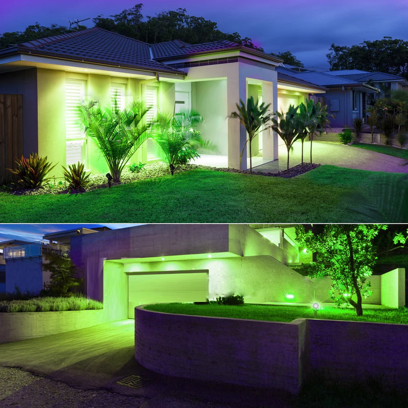 Solar Powered Spotlight IP65 Solar LED Light Outdoor Landscape Yard Garden Tree Separately Lamp Aluminum Anti Rust Solar Lamp