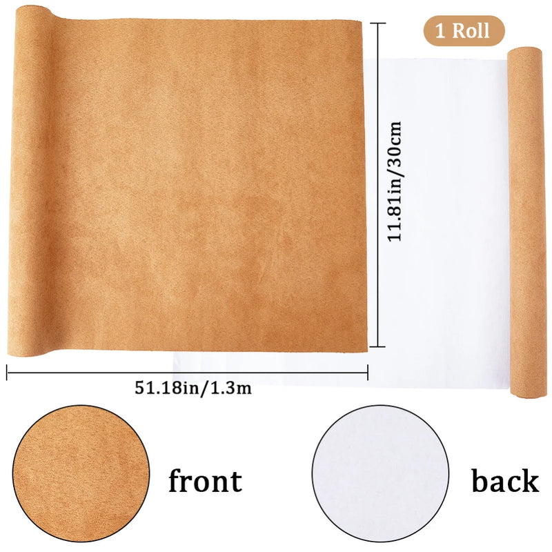51 x 11.8" Suede Book Cloth Indigo for Book Binding A4-A8 Fabric Surface Paper Backed Bookcover Book Album Scrapbooking Archival