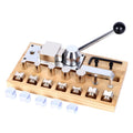 Metal Ring Bending Machine for Jewelry Making Gold Silver Copper Round Forming Rolling Press Tool Kit for DIY Crafts
