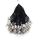 20/100PCS Strap Charm Cord Lanyard Lariat Strap Cords Lobster Clasp Rope Keychains Hooks Mobile Set Charms Jewelry Accessories