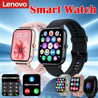 Lenovo 1.83 Waterproof Sport Smart Watch Fitness Tracker Wireless Call Health Monitor Clock Smartwatch for Men Women | SAMAG