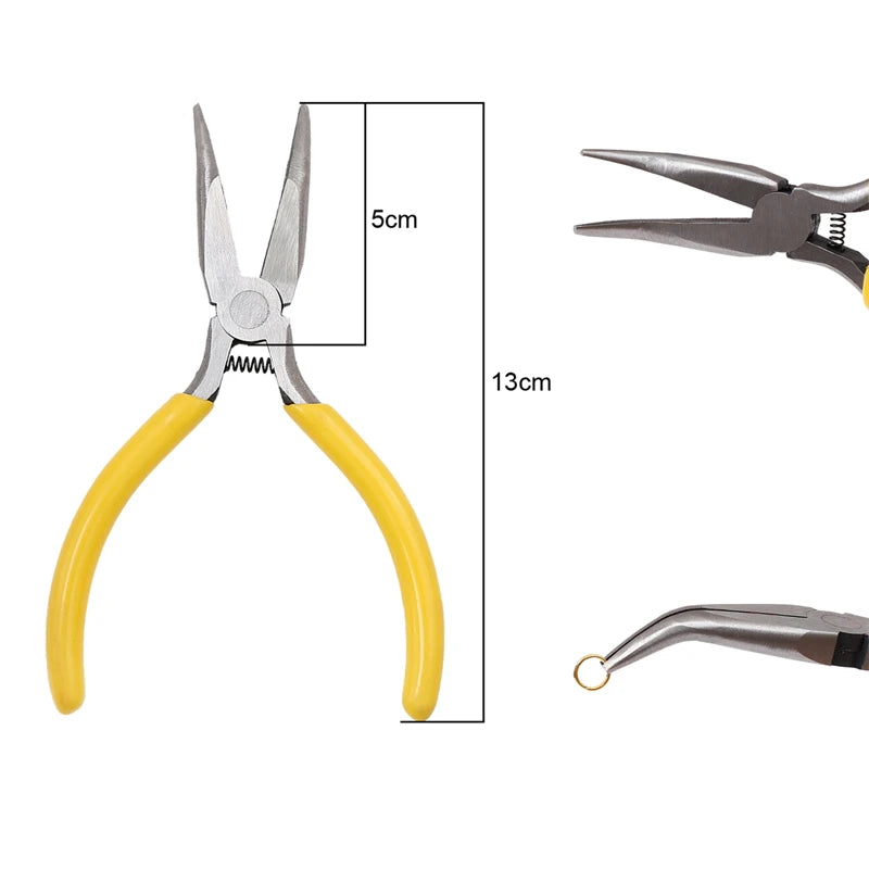 Multifunctional Hand Tools Jewelry Pliers with round Nose End - Cutting Wire Tool for DIY Handmade Jewelry Making Accessories
