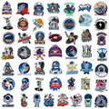 10/25/ Outer Space Graffiti Stickers Cartoon Astronaut - View 2 | SAMAG