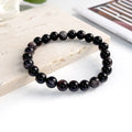 Natural Stone Beads Bracelet For Women Men Agate Crystal Quartzs Aquamarines Jades Jewelry Agates Elastic Bangle Bracelets 6 8mm