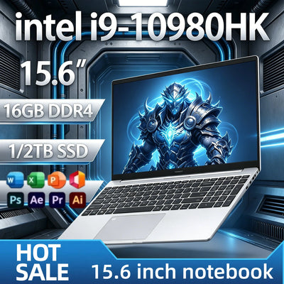 Intel Core i9 10980HK 15.6 Gaming Laptop 8C16T 2.4 5.3GHz | SAMAG