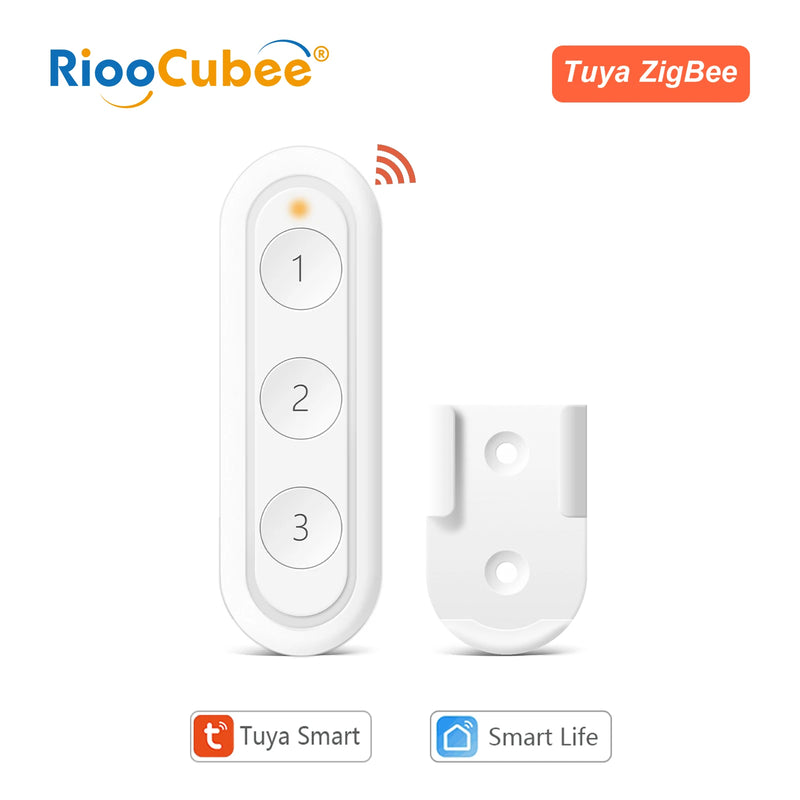 RiooCubee Zigbee EU Multi-Button Scene Switch Tuya Smart Life App Remote Control Smart Home Scene Linkage Control Home Assistant