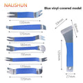 Car Audio Removal Tool Skid Plate Stainless Steel Plastic Door Plate Removal Rubber Buckle Buckle Skid Plate Driver 7pcs set