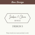 Double Compartment Wooden Jewelry Case, Clear Window Display, Personalized for Engagement/Wedding, Stylish Ring/Earring Storage