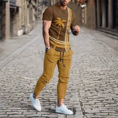 New Men's Comfortable Breathable Short Sleeve Round Neck | SAMAG