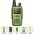 BAOFENG UV-5R Mini Walkie Talkie Bluetooth Programming Frequency Dual PTT Type-C Charging AM FM Long Range Two Way Radio