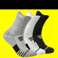 3 pairs Men's Classic Crew Socks Unisex Sports | SAMAG