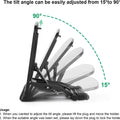 Parblo PR100 Drawing Tablet Stand, Stable and Adjustable Stand for 10 to 16 Inches Tablets, Laptops, iPad Pro, MacBook