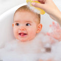 Baby Bath Brush Silicone Baby Hair Scrubber Scalp Massager and Brush Comb Bath Scrubber for Washing Hair and Dry Skin Relief