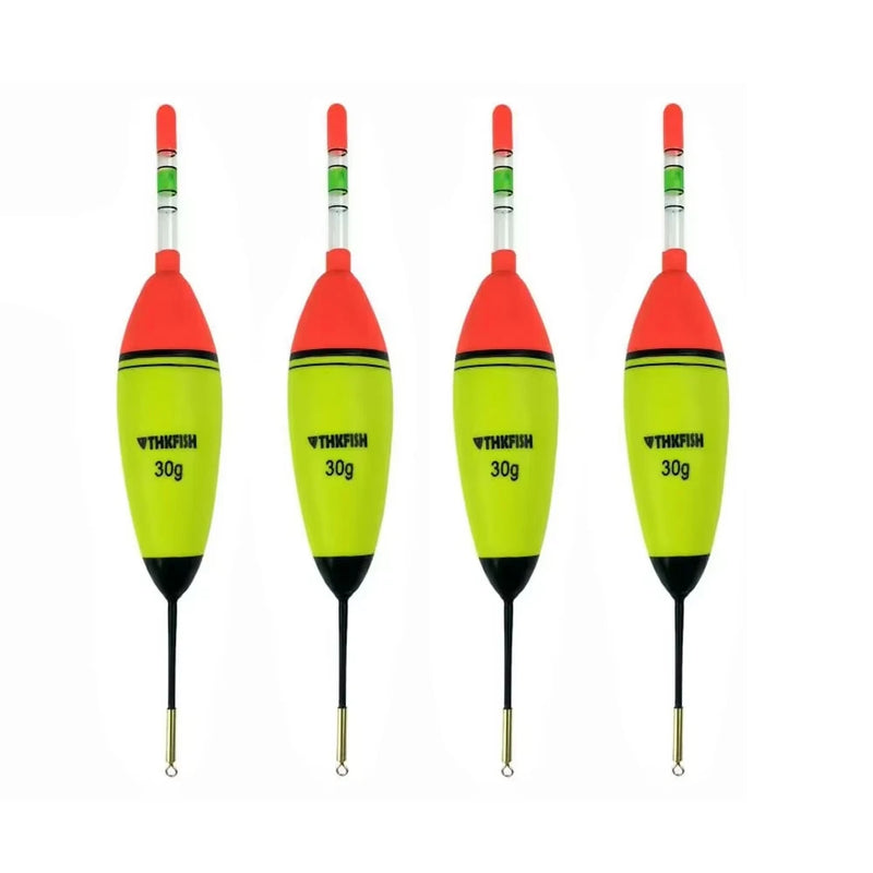 4pcs EVA Luminous Fishing Float Light Stick Long Vertical Foam Plastic Rock Fishing Floats Bobber 10g 20g 30g Buoyancy