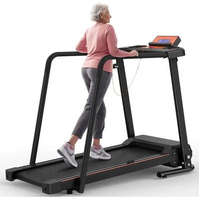 Adjustable Walking Treadmill with Senior Support, Long | SAMAG