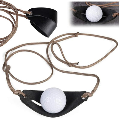 1- Old-Fashioned Slingshot Leather Throwing Sling | SAMAG