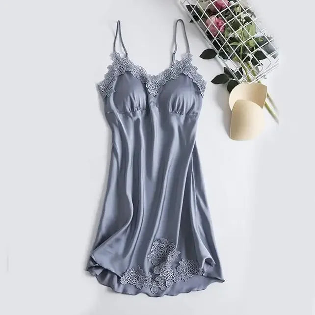 White Silk Pajamas Set Women Bride Wedding Robe Nightgown | SAMAG