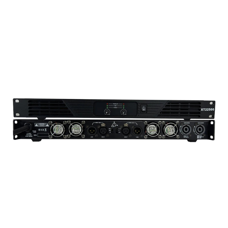ShennDare XT22500 Professional Power Amplifier 2x2400W 8ohm DJ Subwoofer Amplifier 2 Channel Class D 2X3600W 4Ohm Speaker Preamp