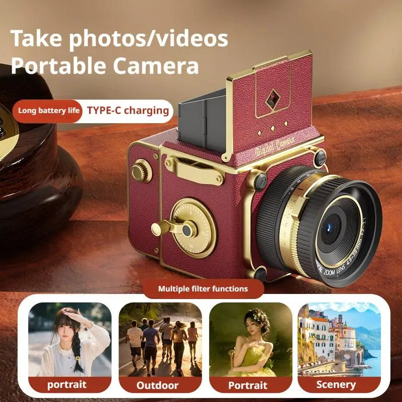 Retro CCD Digital Camera Portable Mini Student Graduation - Visuel 4 | SAMAG