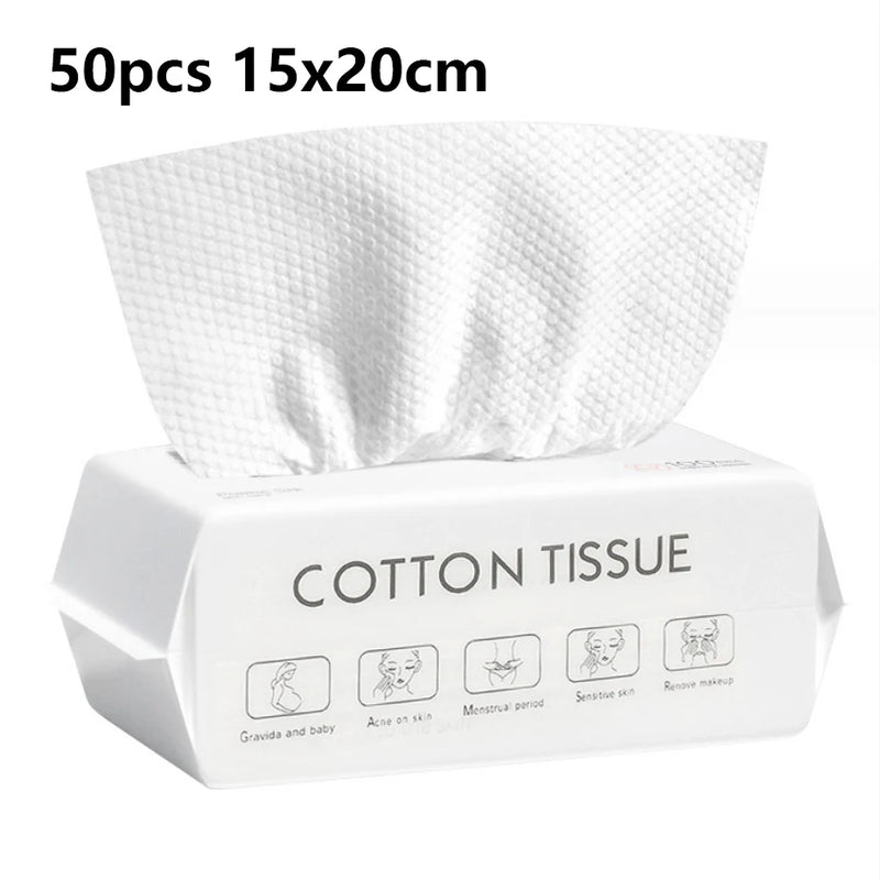 1Pack Disposable Face Towels Thick Face Towel Make Up Tissue Soft Facial Cleansing Cleanser Towelettes Skin Care Washing